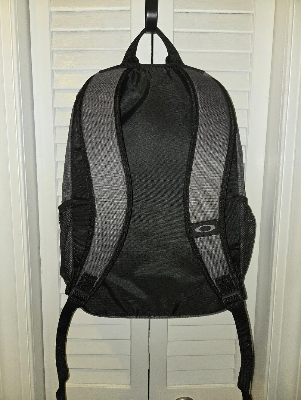 Oakley Black Grey Everyday Backpack Laptop Bag Padded Straps Organizer Pockets